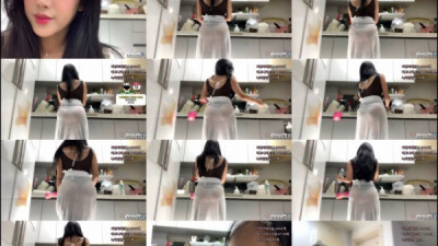 [위트 공유] 설겆이하고 청소하는 시스루 BJ