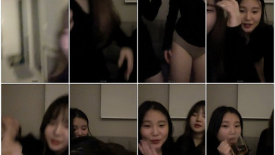 [팝콘] 메롱 합방 레즈 플레이